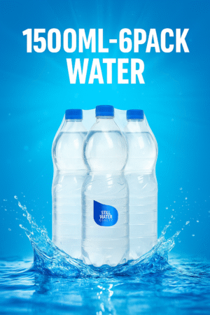 EVO Aqua 1500ML-6Pack Purified Drinking Water-608539442010