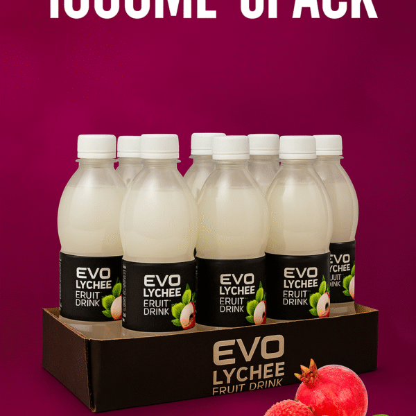 EVO Lychee Juice 1000ML 6 Pack – 608539413249