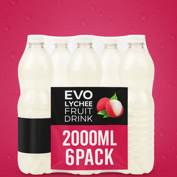 EVO Lychee Juice 2000ML 6 Pack – 608539414208