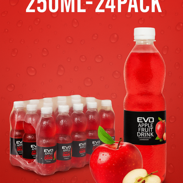 EVO Apple Juice 250ML 24 Pack – 608539390335