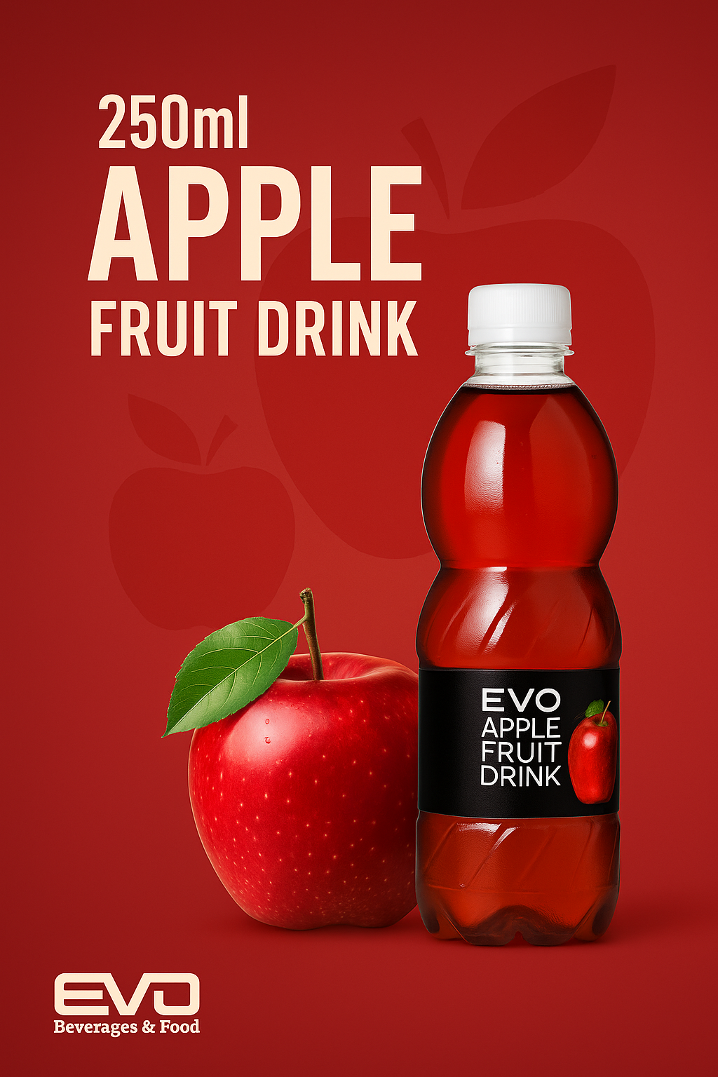 EVO Apple Juice 250ML – Crisp Apple Mini Pack-608539455607