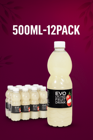 EVO Lychee Juice 500ML 12 Pack – 608539412471
