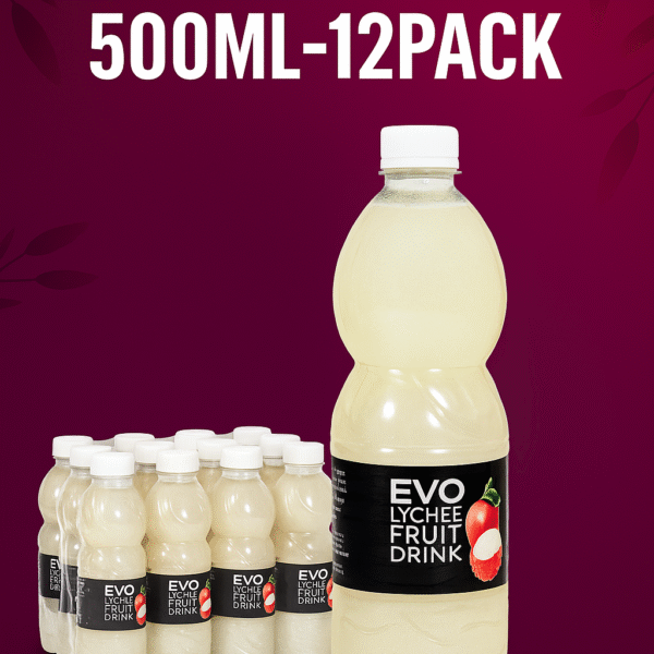 EVO Lychee Juice 500ML 12 Pack – 608539412471