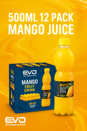 EVO Mango Juice 500ML 12 Pack – 608539381661
