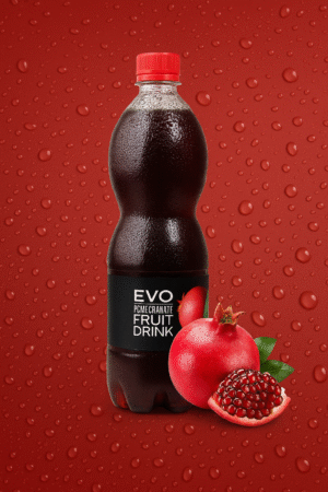 EVO Anar Juice 500ML – Pure Anar Juice Bottle-608539479238