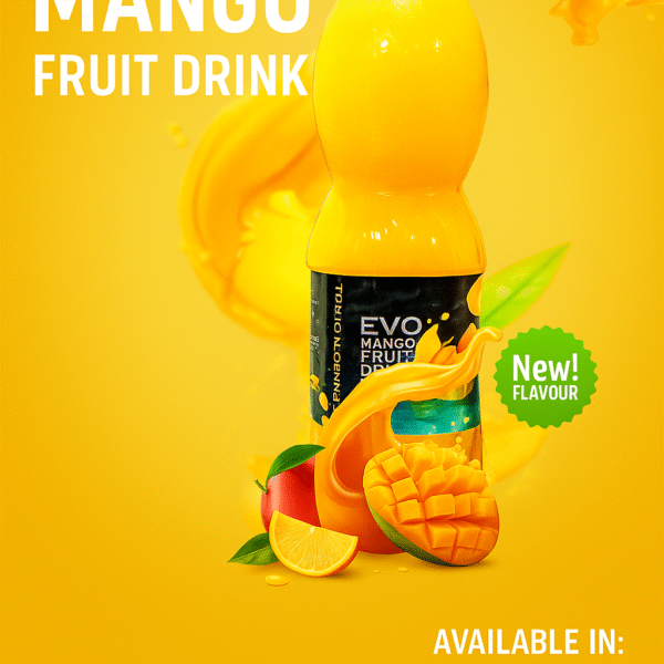 Second image of EVO Mango Juice 250ML 12 Pack - 608539381029